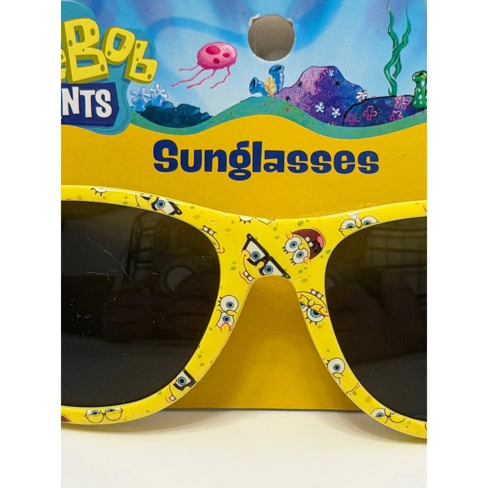 Nickelodeon SpongeBob SquarePants Sunglasses Yellow Character Print New